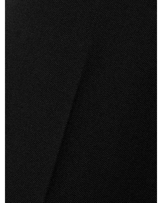 Nili Lotan Black Ivan Hose Mit Geradem Bein Aus Woll-Twill