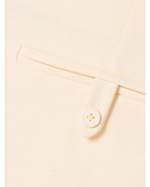 Staud Natural Smith Crepe Midi Skirt