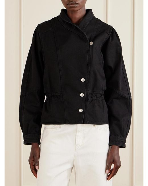 Isabel Marant Black Dolie Denim Jacket