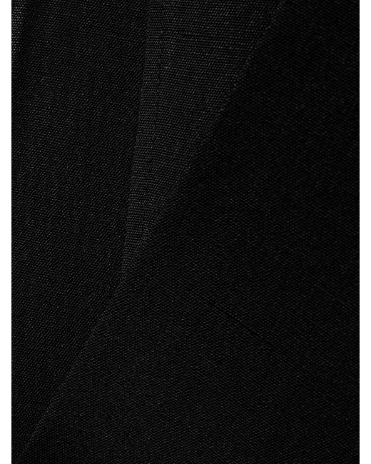 Jil Sander Black Hose Mit Geradem Bein Aus Webstoff