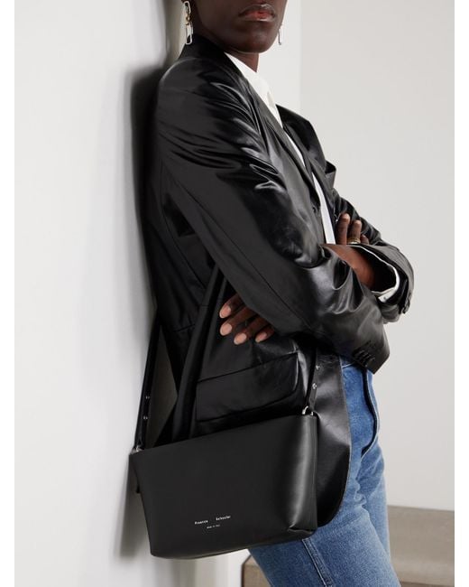 Proenza Schouler Black Bond Schultertasche Aus Leder