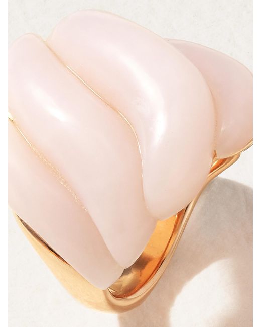 Fernando Jorge Pink Gleam Ring Aus 18 Karat Roségold Mit Opal