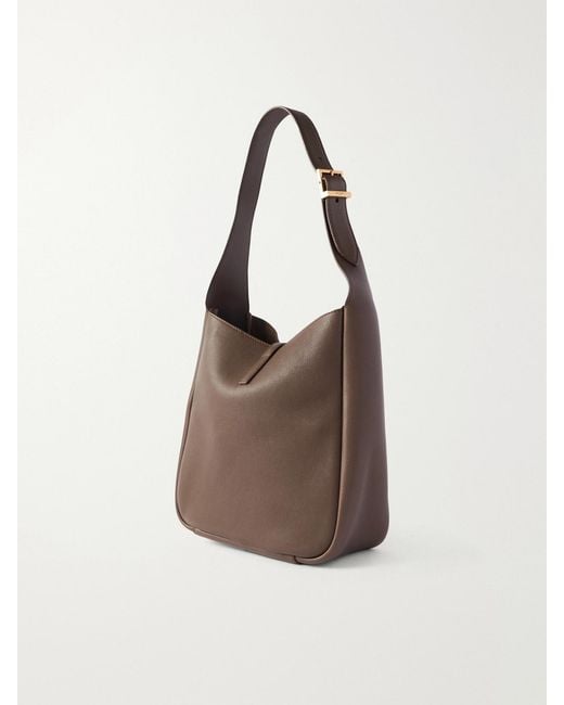 Saint Laurent Brown Le 5 À 7 Supple Small Leather Shoulder Bag