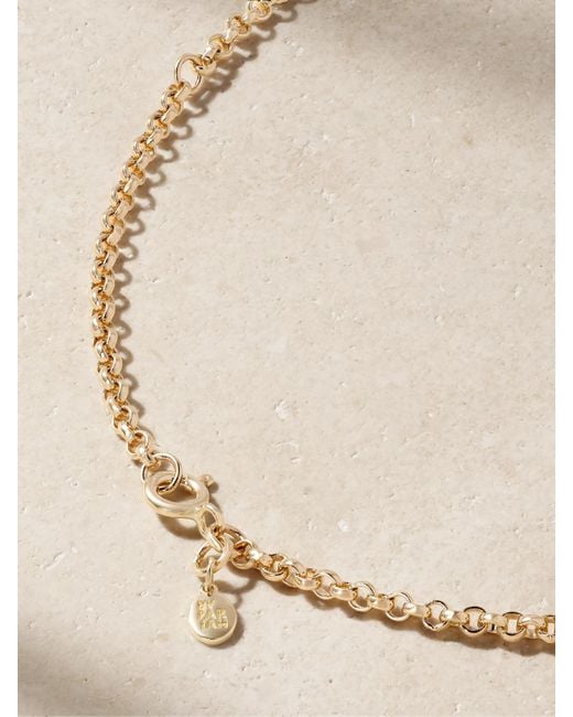 BY PARIAH Natural 14-Karat Recycled Opal Necklace