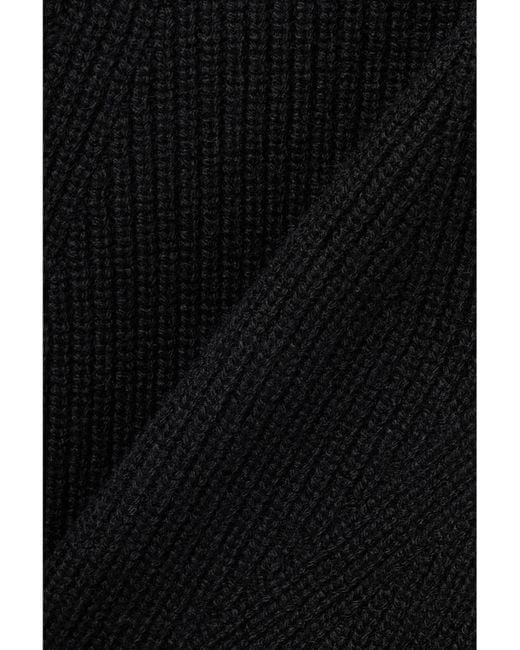 Co. Black Ribbed Wool Sweater