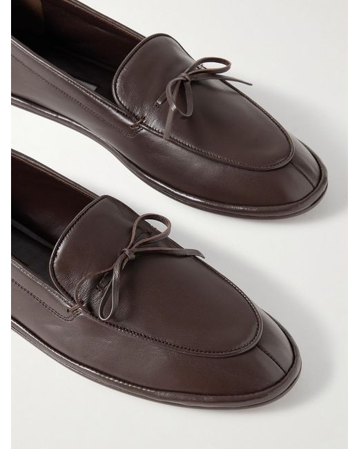 Emme Parsons Brown Parker Leather Loafers