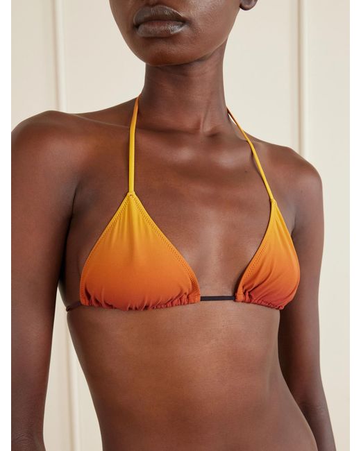 Lido Orange Venti Dégradé Triangle Bikini