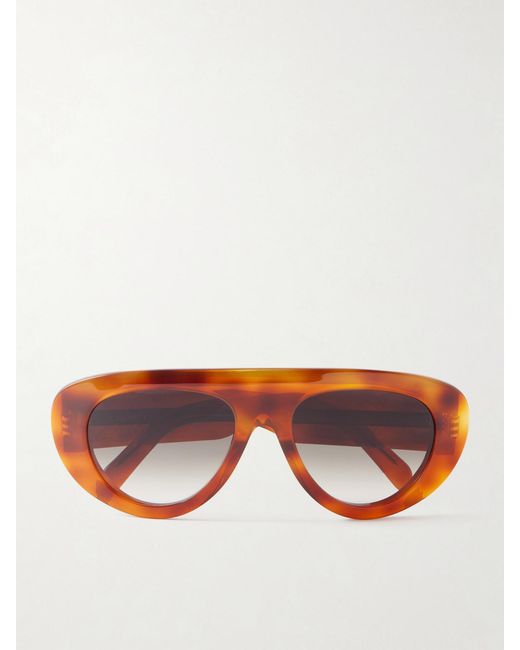 Céline Multicolor Aviator-Style Metal Sunglasses