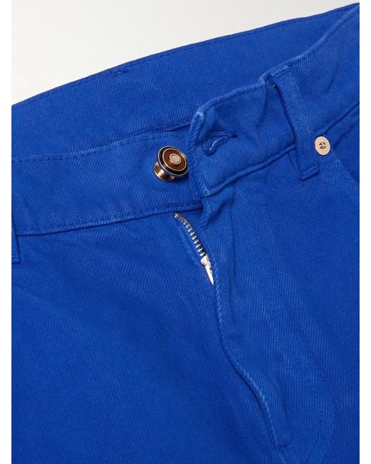 Gabriela Hearst Blue Rey High-Rise Straight-Leg Recycled Jeans
