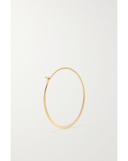 Melissa Joy Manning Natural 14-Karat Recycled Hoop Earrings