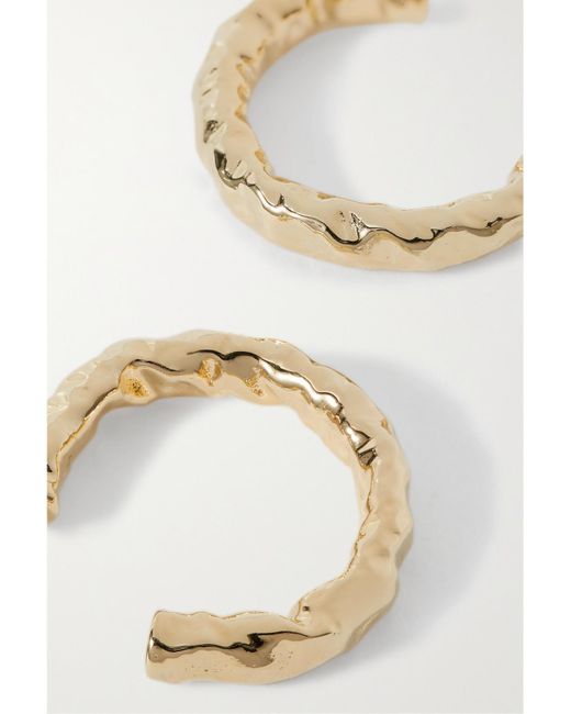 Jennifer Fisher Natural Hailey-Plated Hoop Earrings