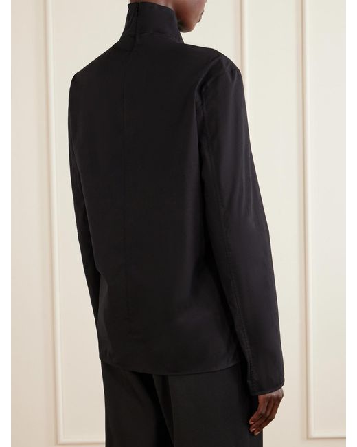 Gucci Black Cotton-Blend Poplin Shirt