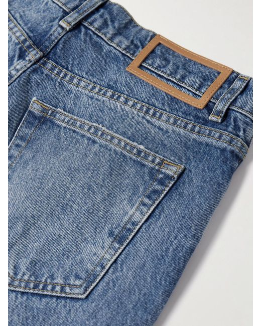 Jean Large Taille Haute Isadora La Ligne en coloris Blue