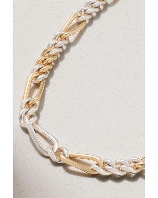 MAOR Natural 18-Karat And Sterling Choker
