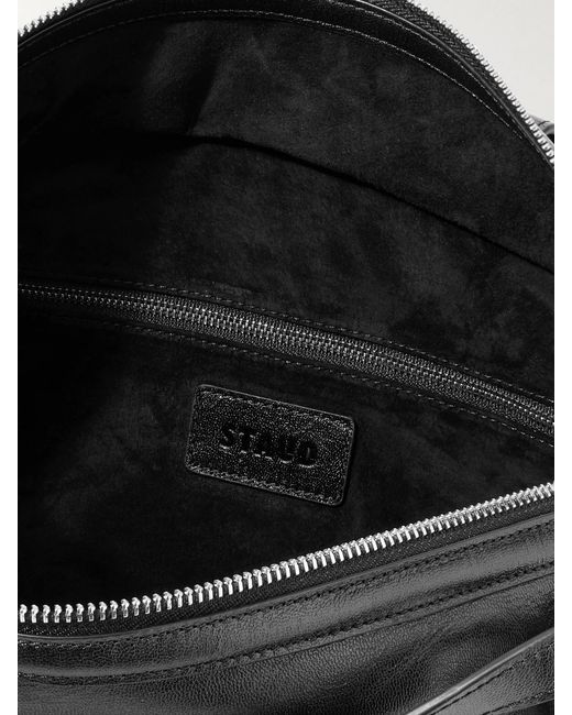 Staud Black Harold Leather Shoulder Bag