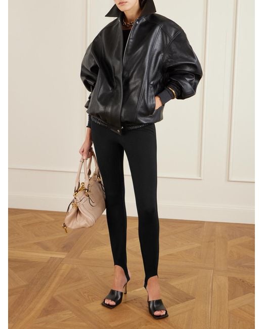 Skims Black Cloud Stirrup Leggings – Obisidian – Leggings Mit Steg