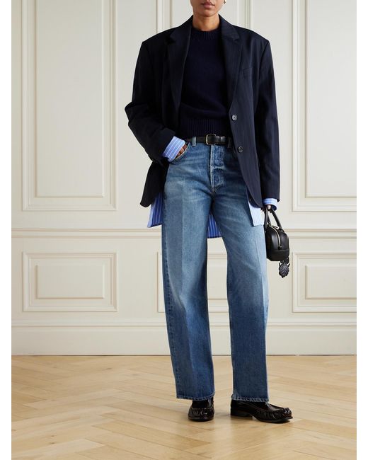 Citizens of Humanity Blue Ayla Baggy High-Rise Jeans