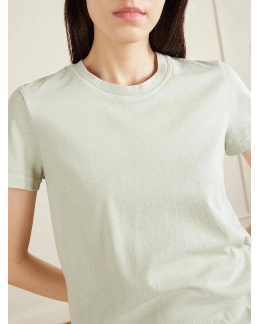 James Perse White Vintage Boy Cotton-Jersey T-Shirt