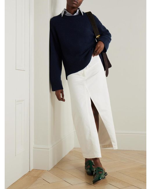 arch4 Blue Cora Kaschmirpullover