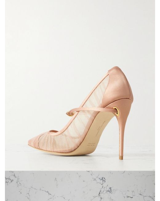 Escarpins En Tulle Et En Satin Lorenzo JENNIFER CHAMANDI en coloris Natural