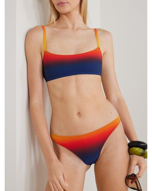 Lido Undici Dégradé Bikini In Blue Lyst 