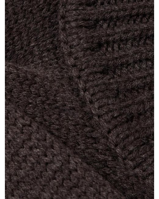 Veronica de Piante Gray Delphine Stehkragenpullover Aus Einer Woll-Kaschmirmischung