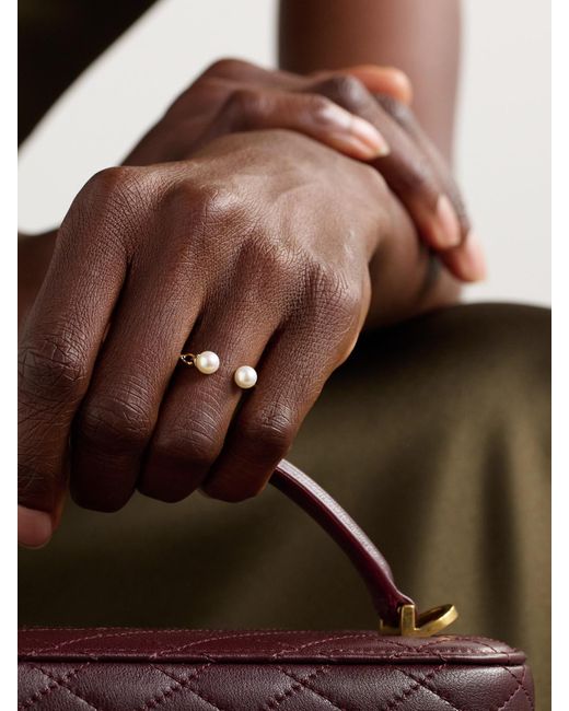 Mizuki Natural Sea Of Beauty 14-Karat Pearl Ring