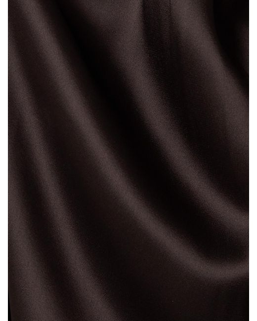 Combi-Pantalon En Satin À Chaîne Stella McCartney en coloris Brown