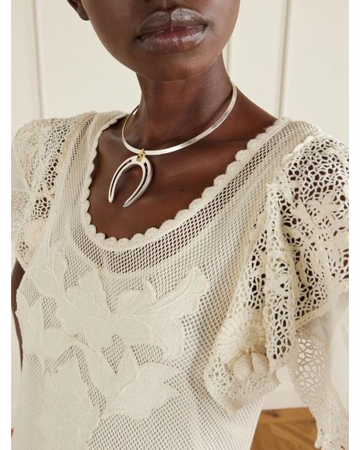 Isabel Marant Natural Byrne-Tone Necklace