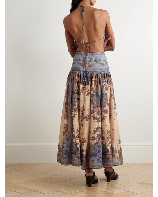 【Zimmermann】Ascension printed cotton maxi dress Ascension printed cotton maxi dress in multicoloured