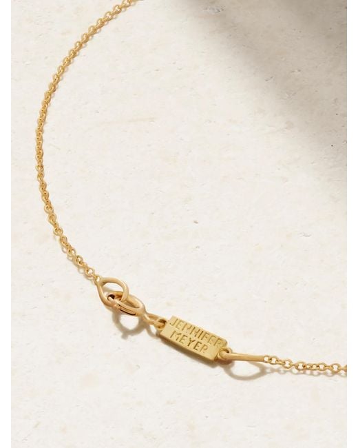 Jennifer Meyer Natural Mini Daisy 18-Karat Diamond Necklace