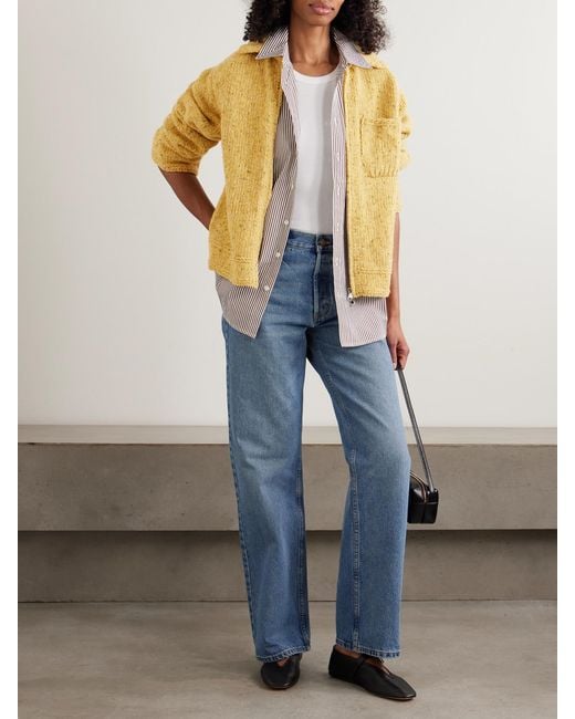 B Sides Yellow Wool Knitted Jacket