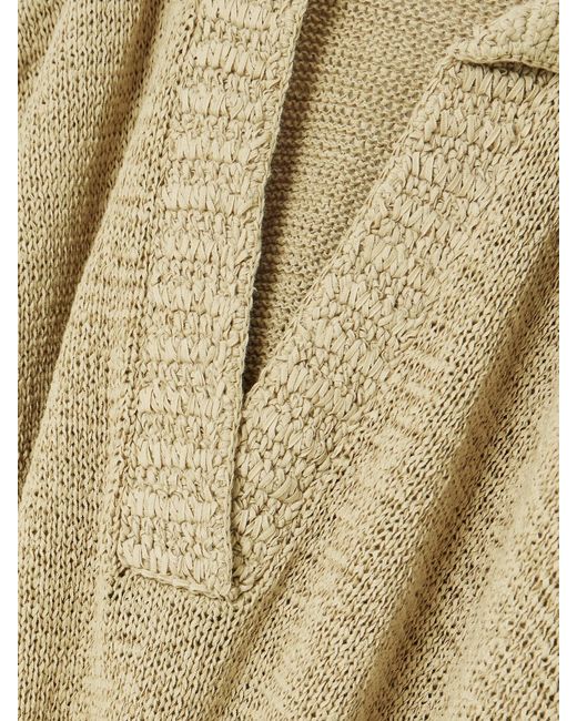 Joseph Natural Rian Knitted Polo Shirt