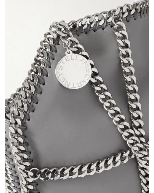 Sac Porté Épaule À Ornements Falabella Baby Bella Stella McCartney en coloris Gray