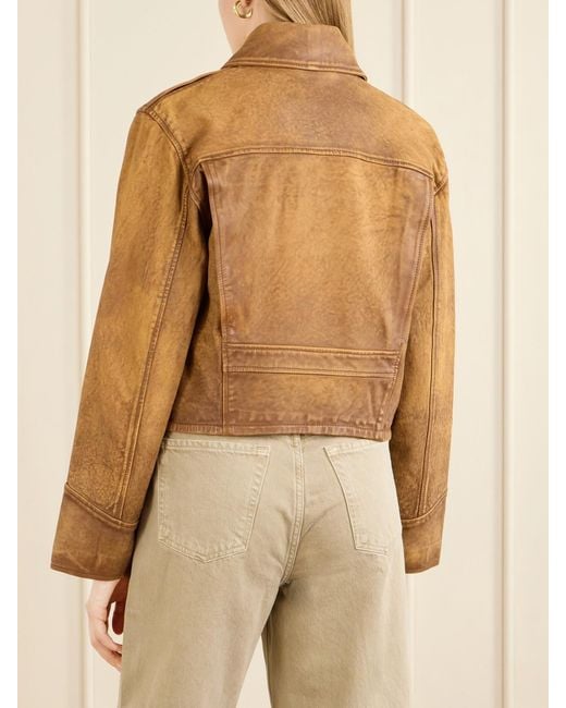 Polo Ralph Lauren Brown Leather Jacket