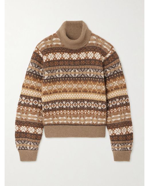 Loro Piana Natural Scopello Rollkragenpullover Aus Einer Mischung Aus Kaschmir, Alpakawolle Und Wolle