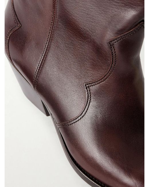 Isabel Marant Brown Denvee Leather Boots