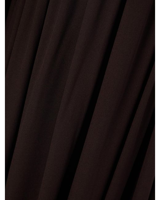 Alaïa Black Pleated Crepe Balloon Pants