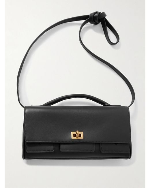 Balenciaga Black Bel Air Small Leather Clutch