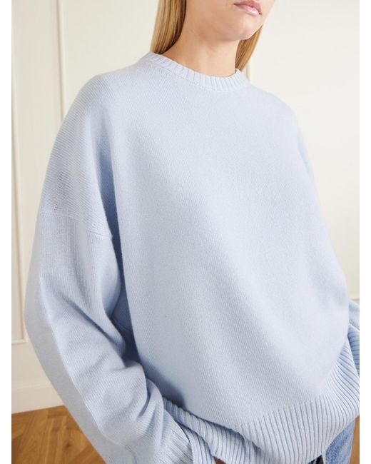 Loulou de Saison White Anton Cashmere Sweater