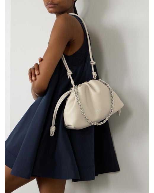 Loewe Natural Flamenco Leather Clutch