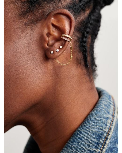 Anita Ko Natural 18-Karat Diamond Earrings