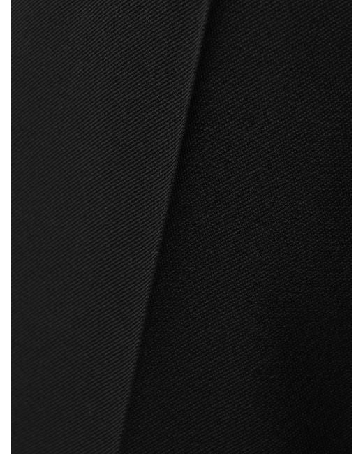 Wardrobe NYC Black Wool-Twill Straight-Leg Pants