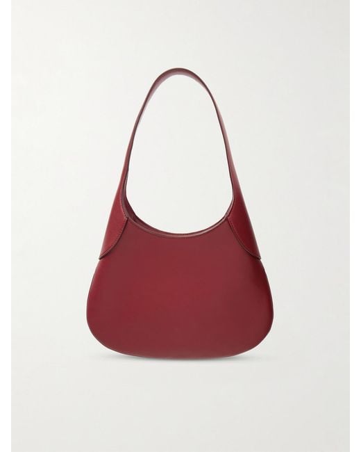 Khaite Red Joan Small Leather Shoulder Bag