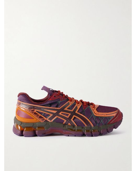 Asics Red Kiko Curation Ub10-S Gel-Kayano 20 Sneakers Aus Mesh Mit Gummibesätzen