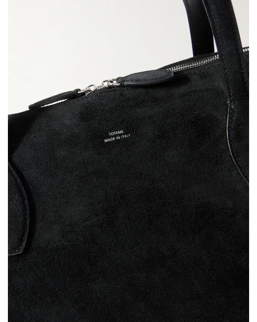 Totême  Black Day Suede Tote