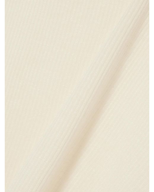 Deiji Studios Natural Ribbed Ecovero-Blend Top