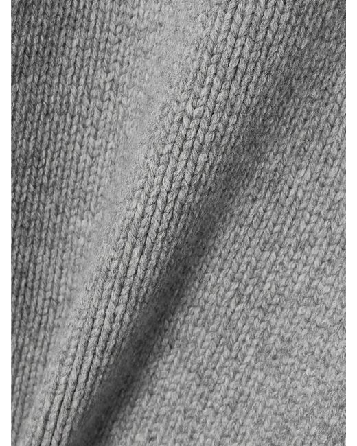 The Row Gray Essentials Ophelia Oversized-Pullover Aus Einer Woll-Kaschmirmischung