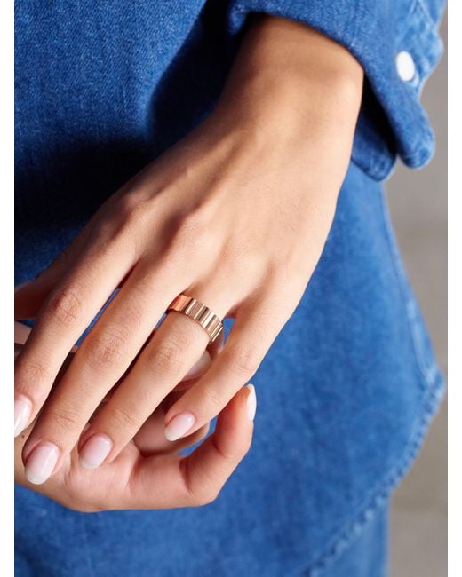 De Beers Natural Rvl 18-Karat Rose Diamond Ring