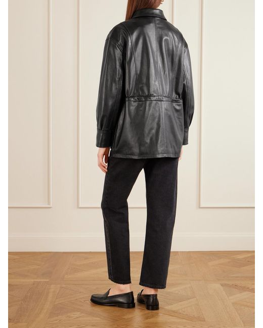 Arma Black Maeve Leather Jacket